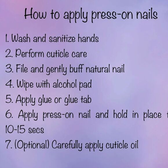 Line Art hand designed pressons - Picture 9 of 10